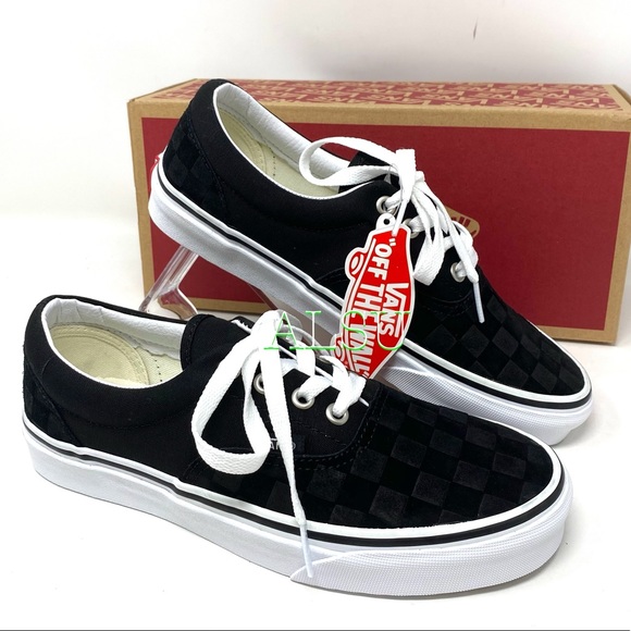 VANS Era Deboss Checker Black Women’s Sneakers - Picture 7 of 9